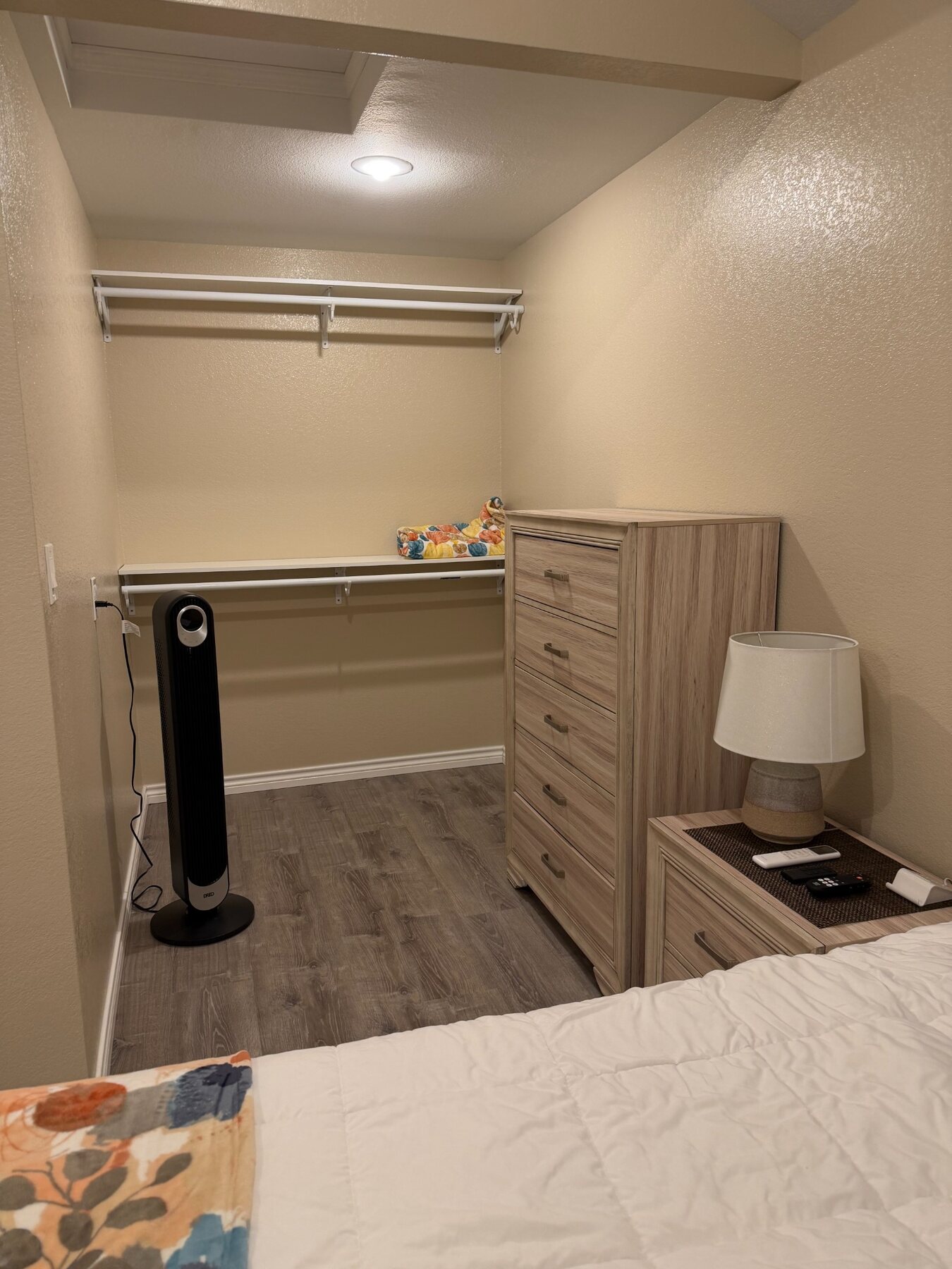 Driscoll B bedroom closet and storage