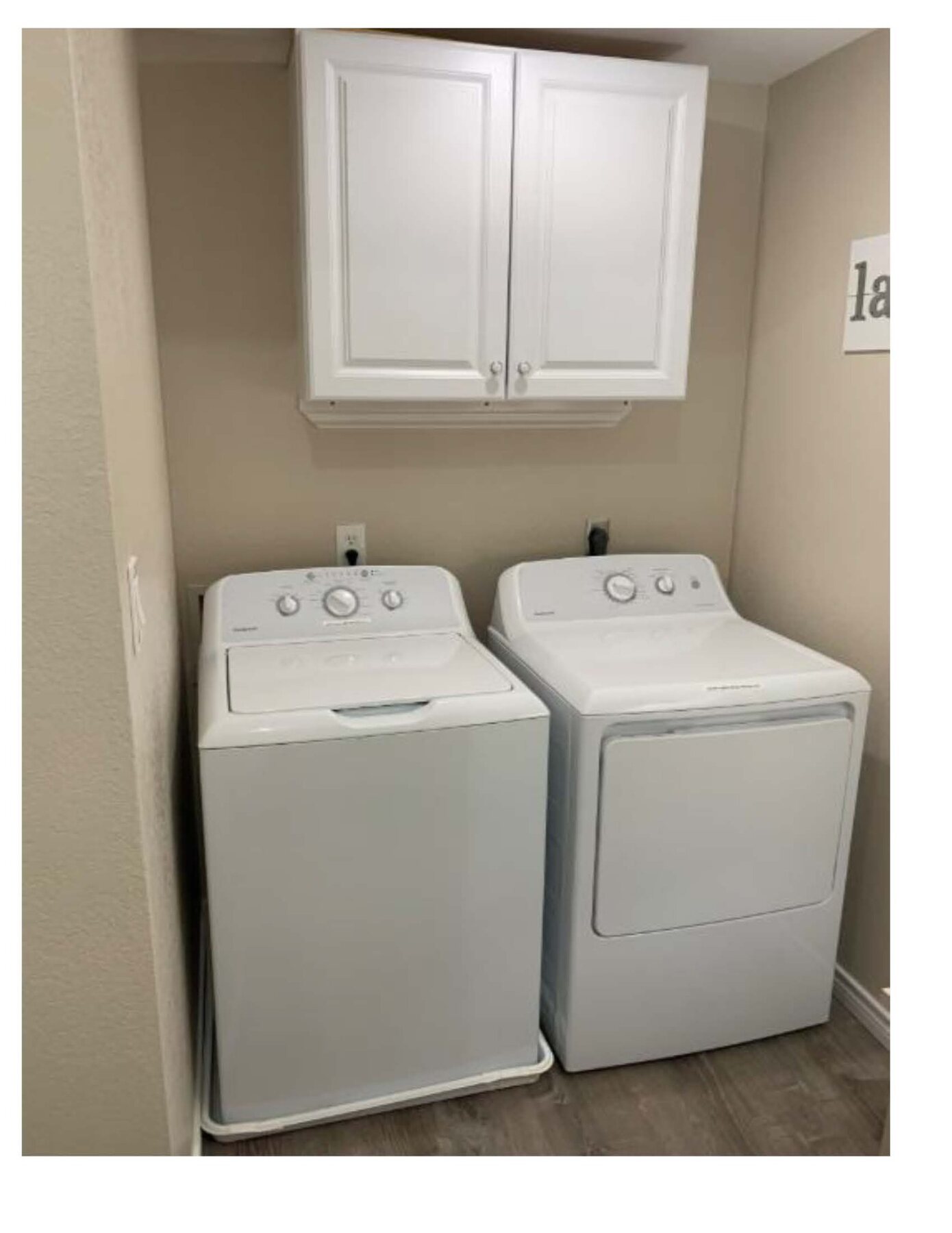 Wren D washer and dryer